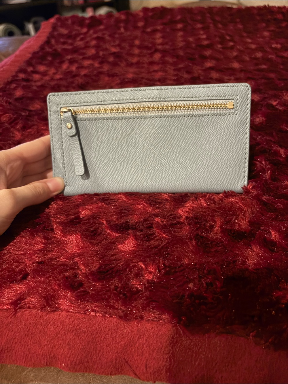 kate spade Light Blue Saffiano Wallet - Picture 2 of 6